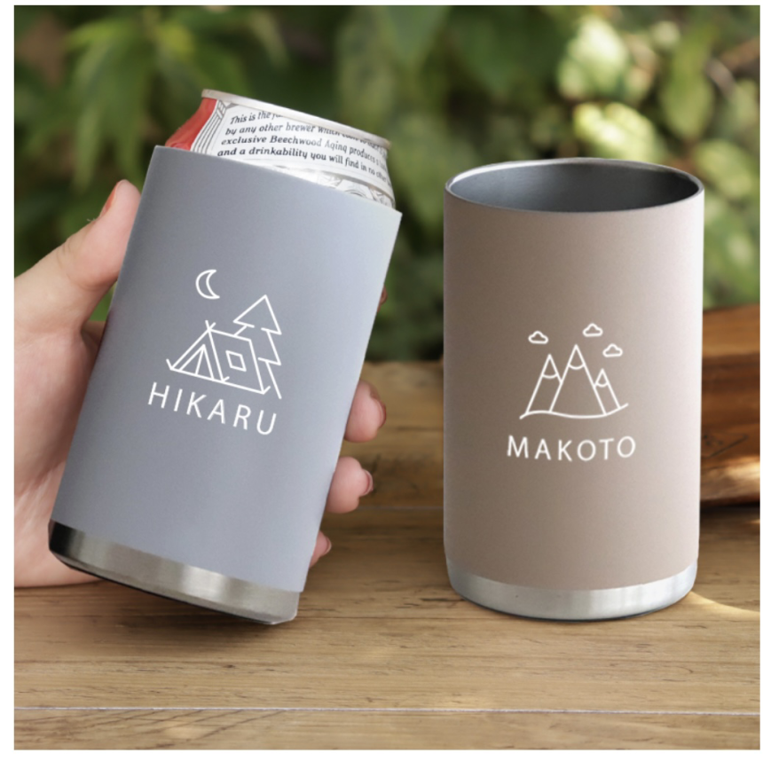 ドリンクタイムを快適にしてくれるお名前入り缶ホルダー