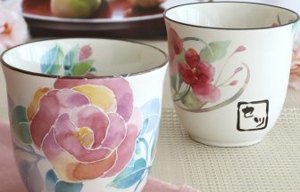 名前入り湯呑み　花物語（はなものがたり）