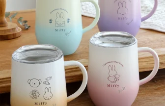 ミッフィー グラデーション蓋つきステンレスマグ