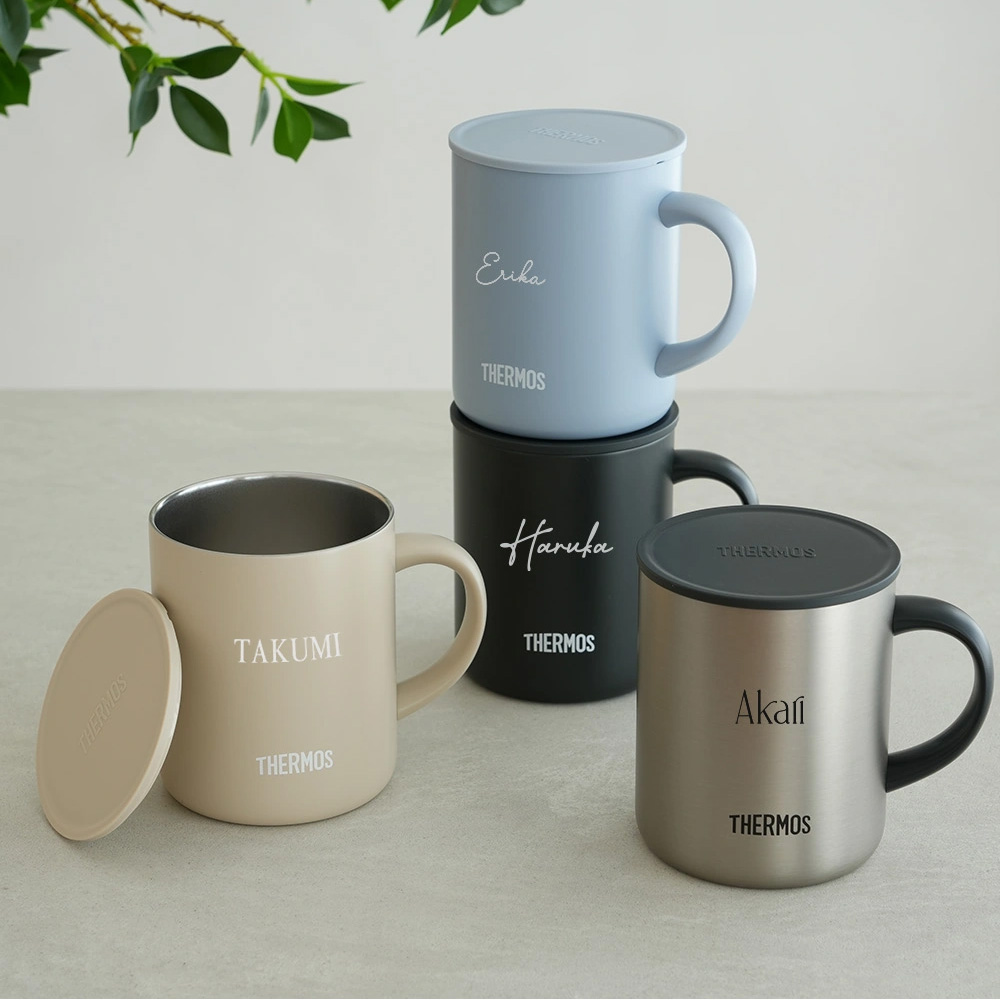 new☆ハンドル付きで持ちやすい！Thermosのステンレスマグ - ベルビー