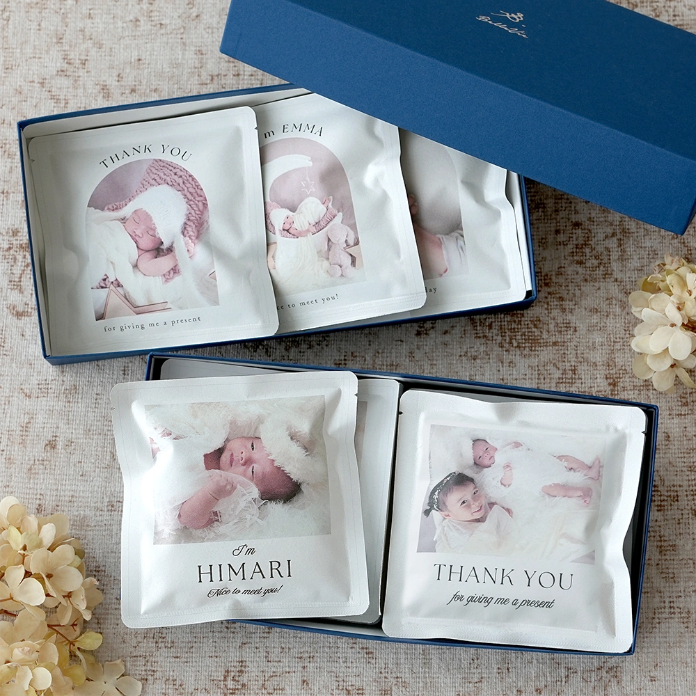 出産内祝い米 写真入り 3個・6個セット