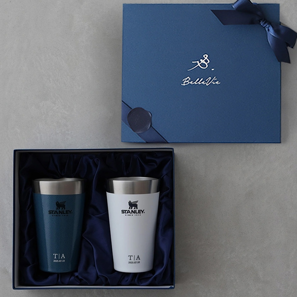 スタンレー スタッキングパイント 470ml 2点ペアセットをBOXに入れてお届け