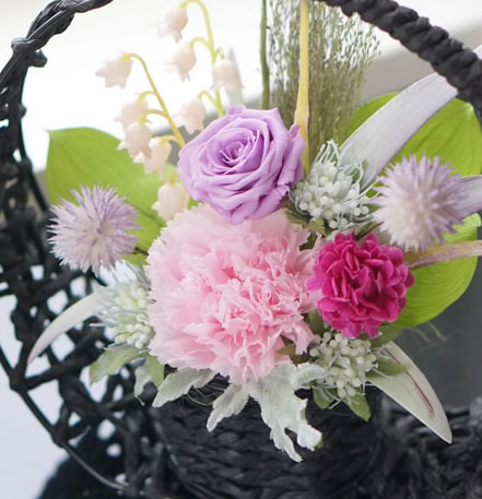 プリザーブドフラワー　和笑UP