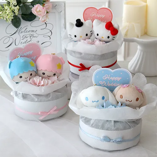 【結婚式 電報 ギフト】サンリオウェディングケーキ