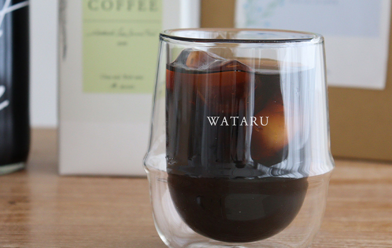 アイスコーヒー1本+クロノス ダブルウォールグラス ギフトセット
