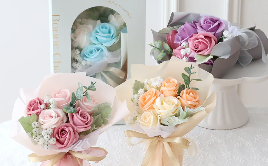 結婚祝い ソープフラワー