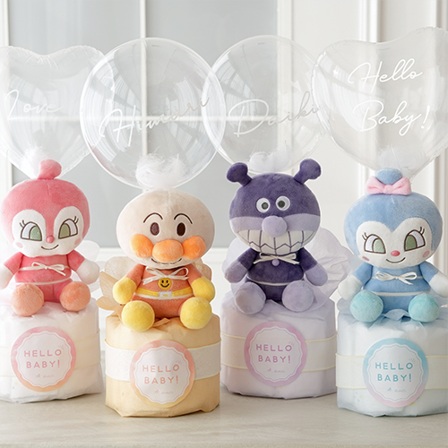 アンパンマンバルーンおむつケーキ