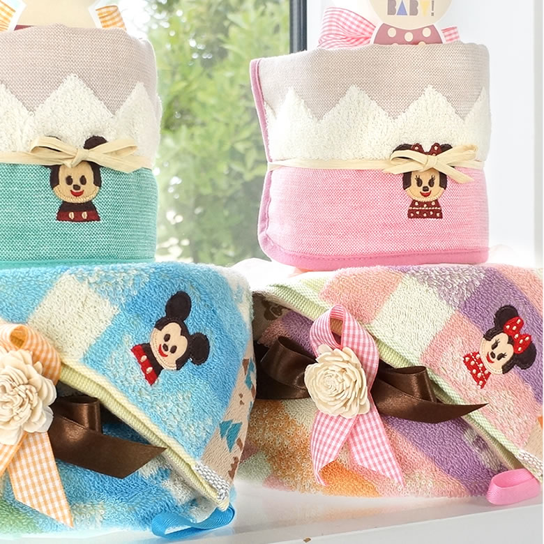 可愛さ&特別感いっぱいのおむつケーキ