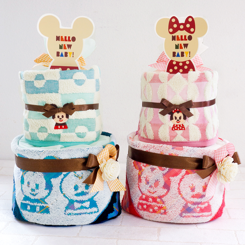 可愛らしいミッキー&ミニーの2タイプ