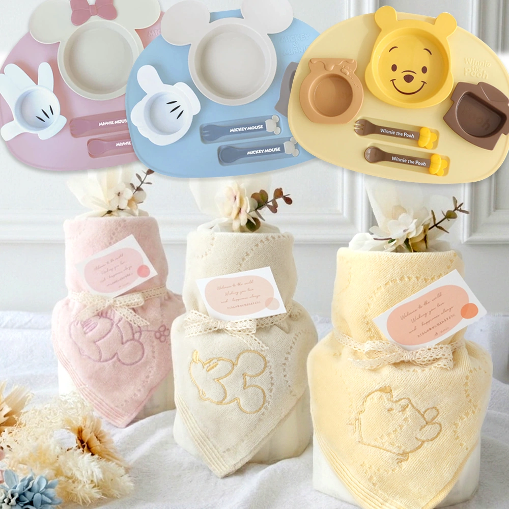 ディズニーリトルナチュラルタオルおむつケーキ＋ディズニー アイコン