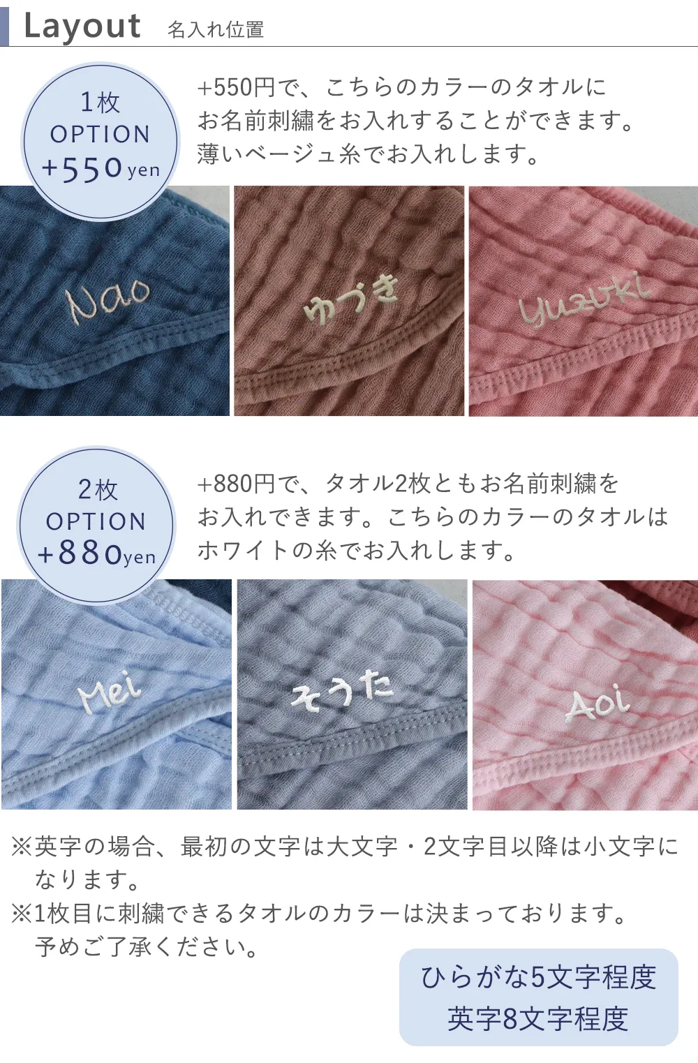 【出産祝い おくるみ】ガーゼおくるみ フード付きバスタオル２枚セット　名入れ