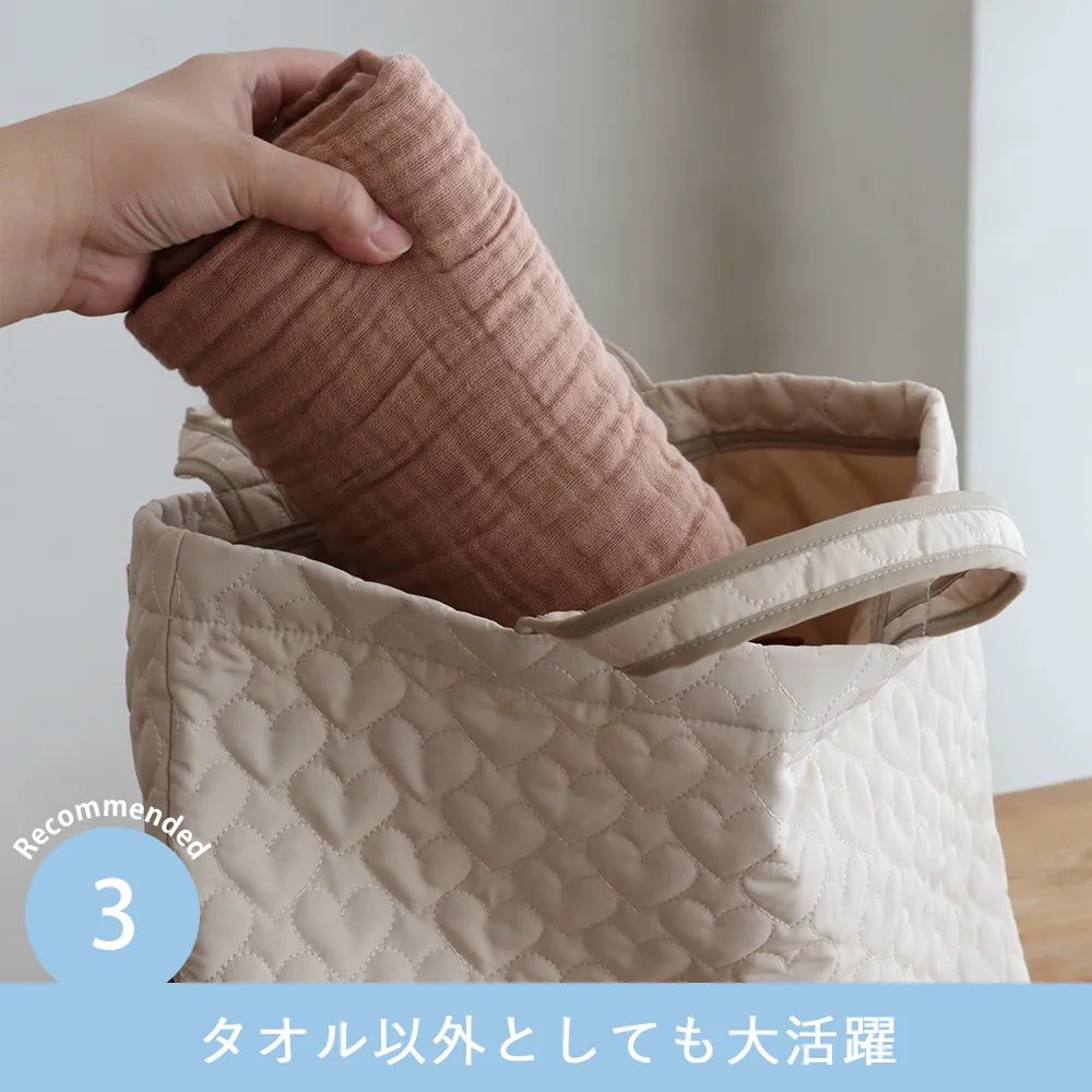 【出産祝い おくるみ】ガーゼおくるみ フード付きバスタオル２枚セット Point.3 タオル以外としても大活躍