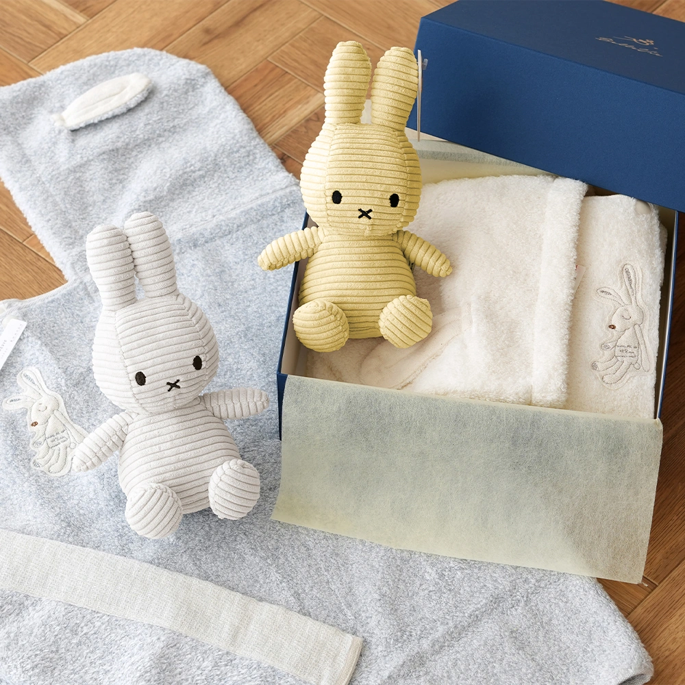 出産祝い おくるみ】Choetto（シュエット）フード付きバスタオル＋