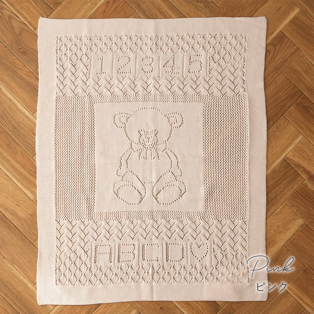 POLO RALPH LAUREN(ポロ ラルフローレン)ベビー ブランケット おくるみ ピンク