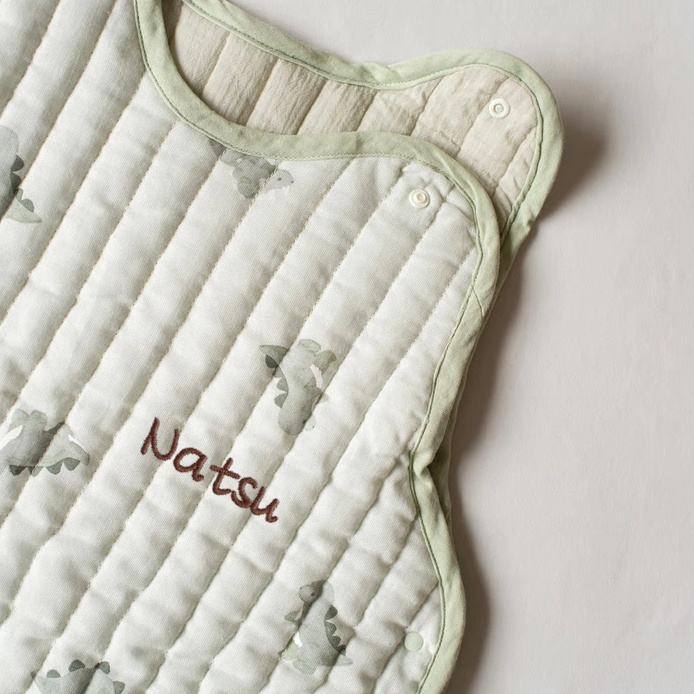 【出産祝い】mocmof（モクモフ） モスリンガーゼイブルスリーパー