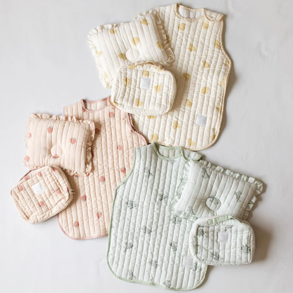 【出産祝い】mocmof（モクモフ） モスリンガーゼイブルスリーパー