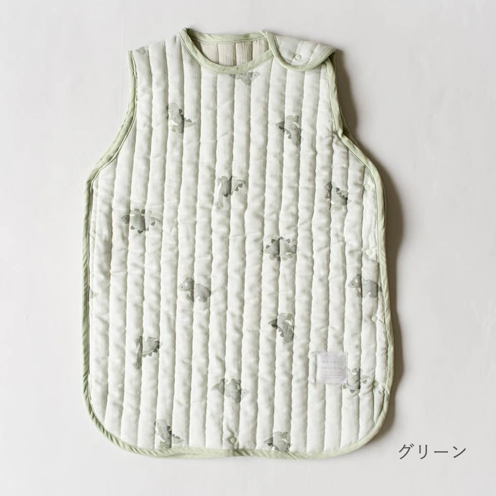 【出産祝い】mocmof（モクモフ） モスリンガーゼイブルスリーパー