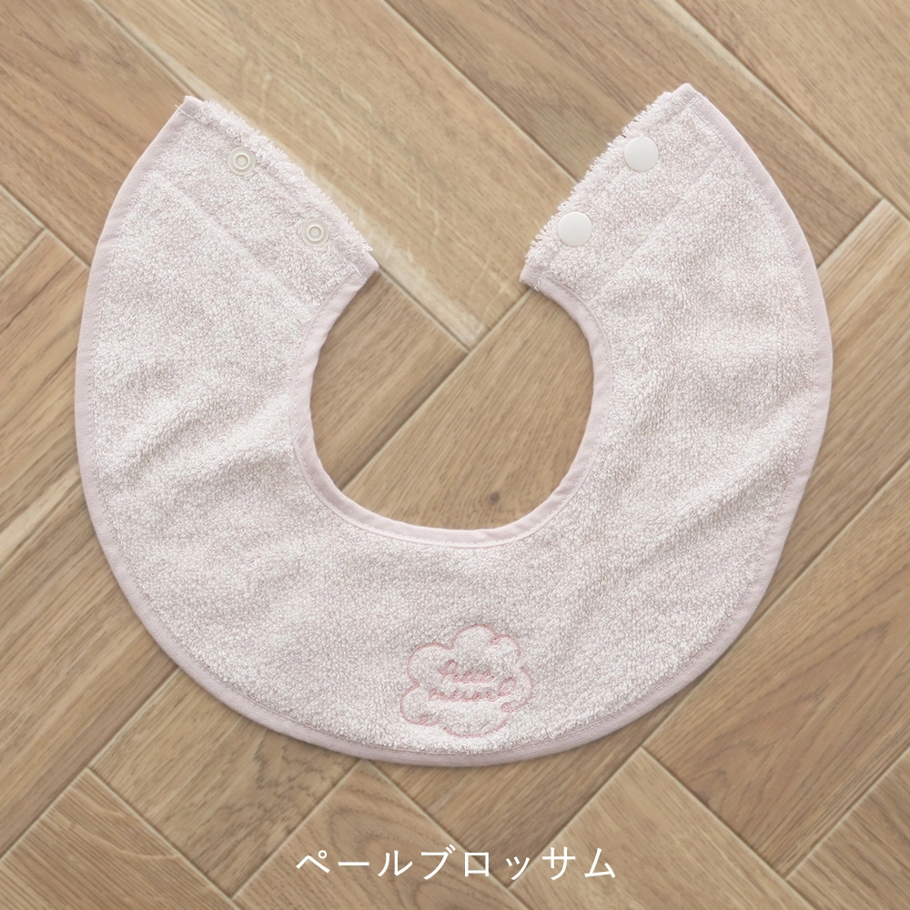 りん様 まんまる花形スタイ139 オーガニックコットン まん丸スタイ 名入れ プティトレ（Petit trésor