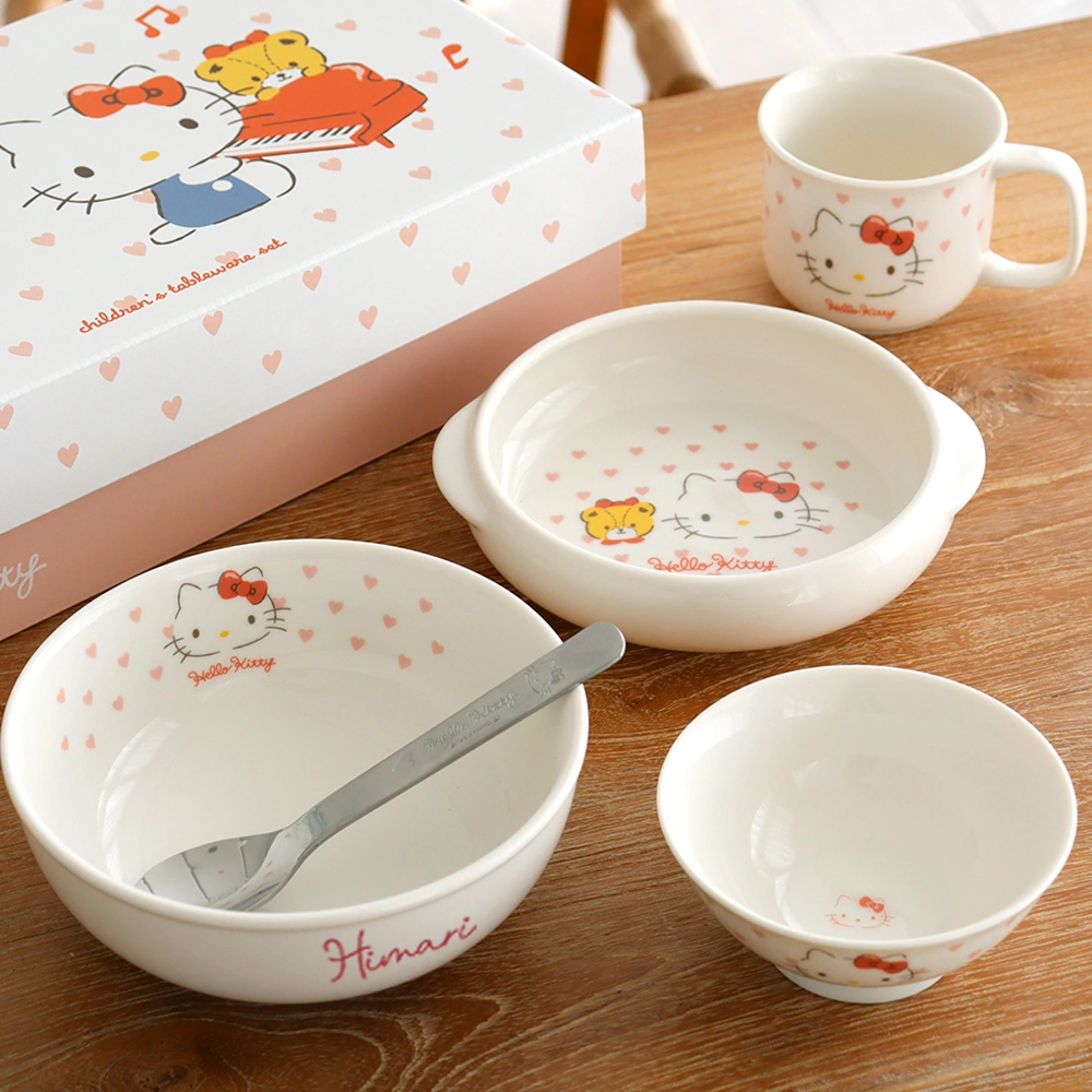 ハローキティ ピンクハート 食器ギフトセット｜ベルビーWebshop本店