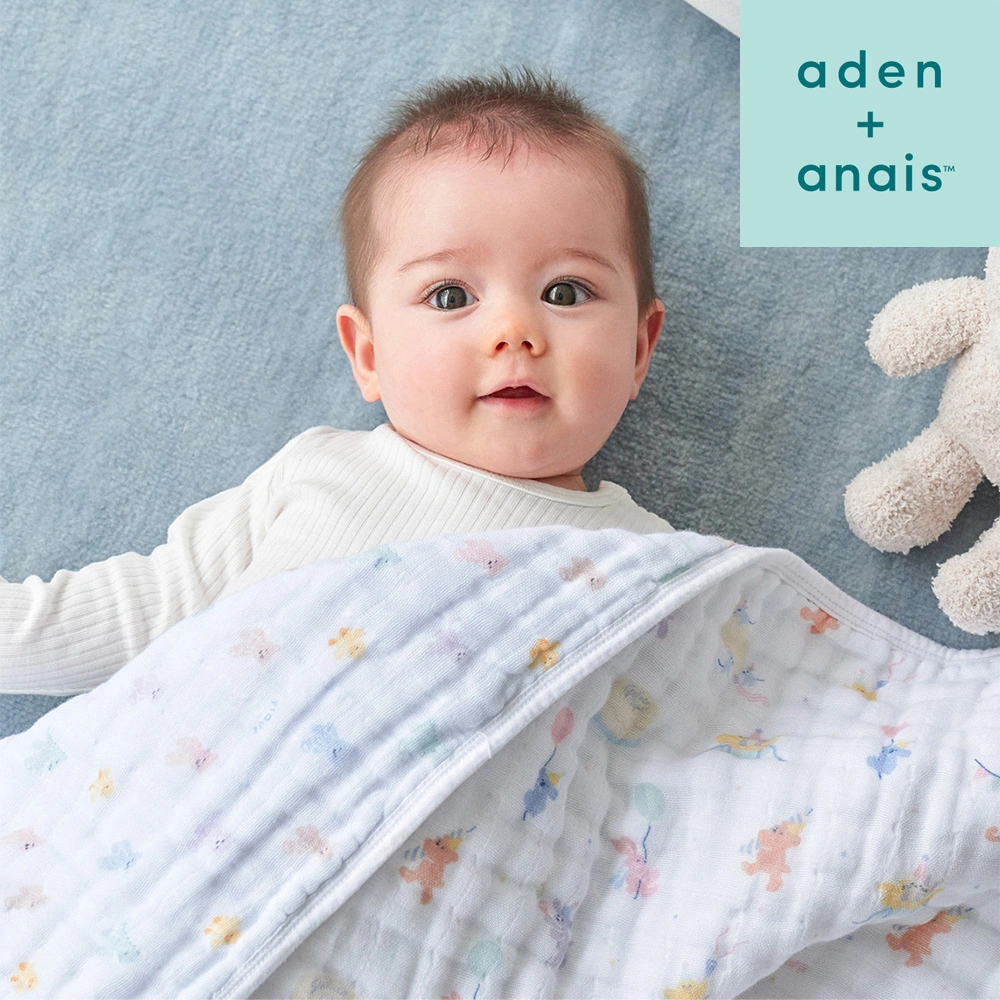 出産祝い おくるみ】aden + anais gelato pique リバーシブル