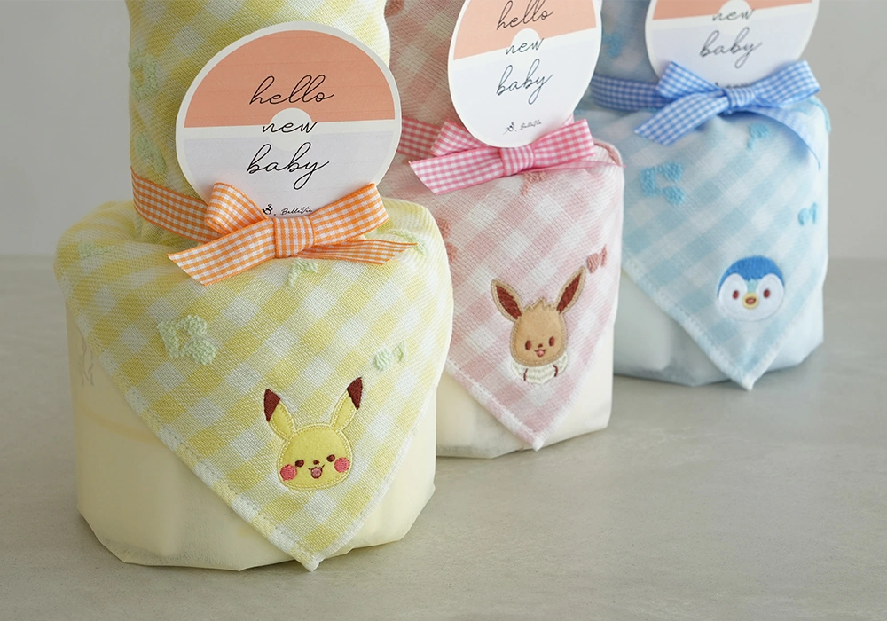 モンポケ るんるんタオルおむつケーキ｜ベルビーWebshop本店