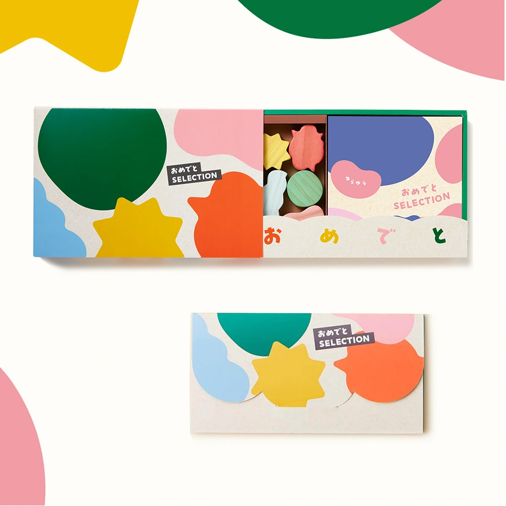 【出産祝い】おめでとセレクション カタログギフト（おもちゃつき冊子「ゆらゆら」／カードカタログ「ももいろ」）