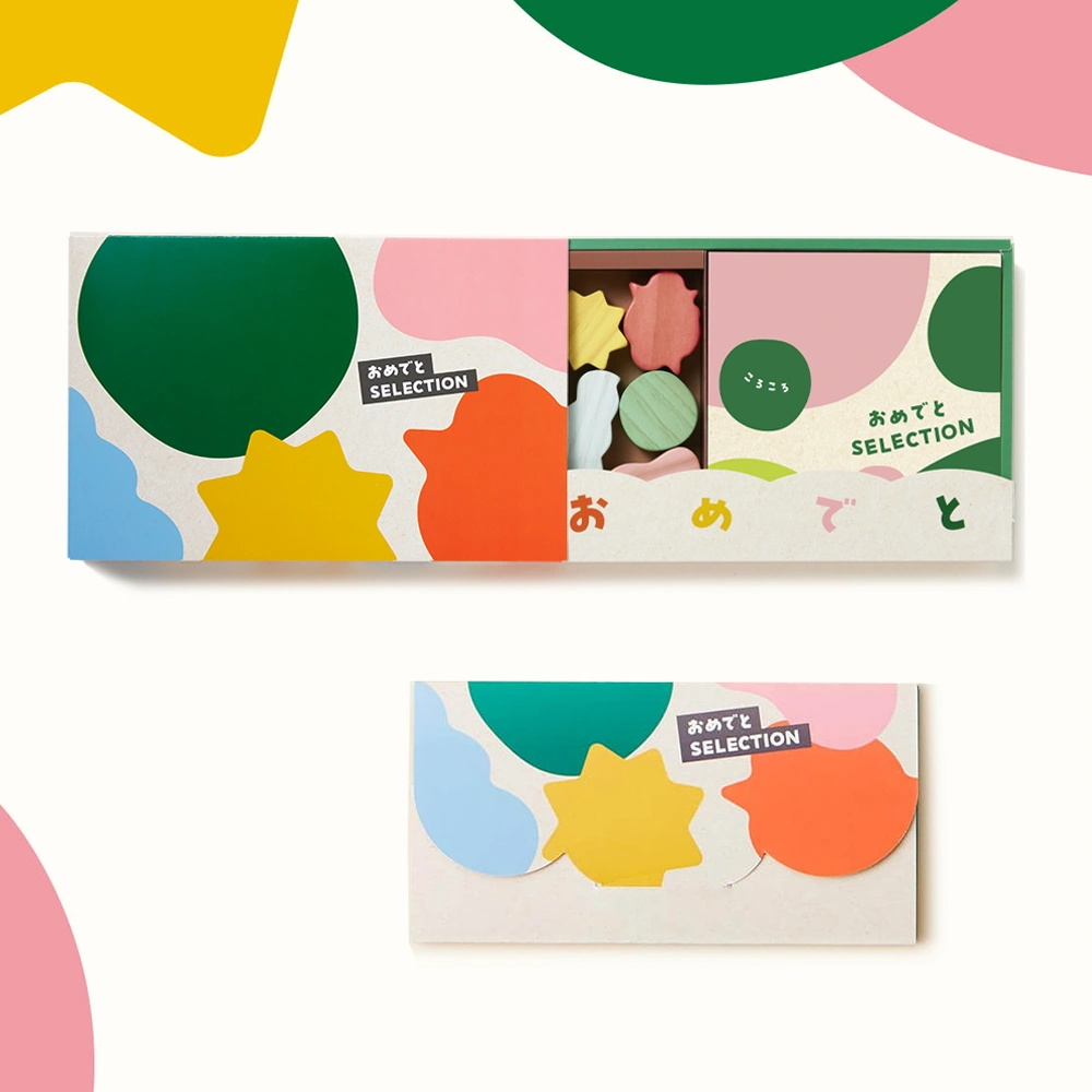 【出産祝い】おめでとセレクション カタログギフト（おもちゃつき冊子「ころころ」／カードカタログ「みどりいろ」）