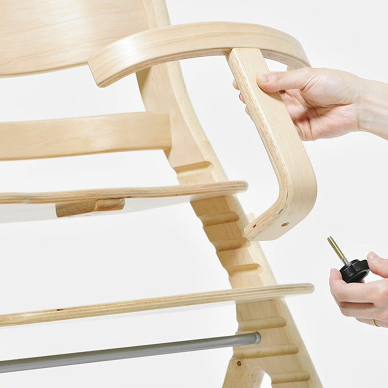ガードは工具なしで取り外しできます