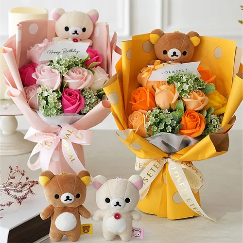 リラックマ ソープフラワーブーケ