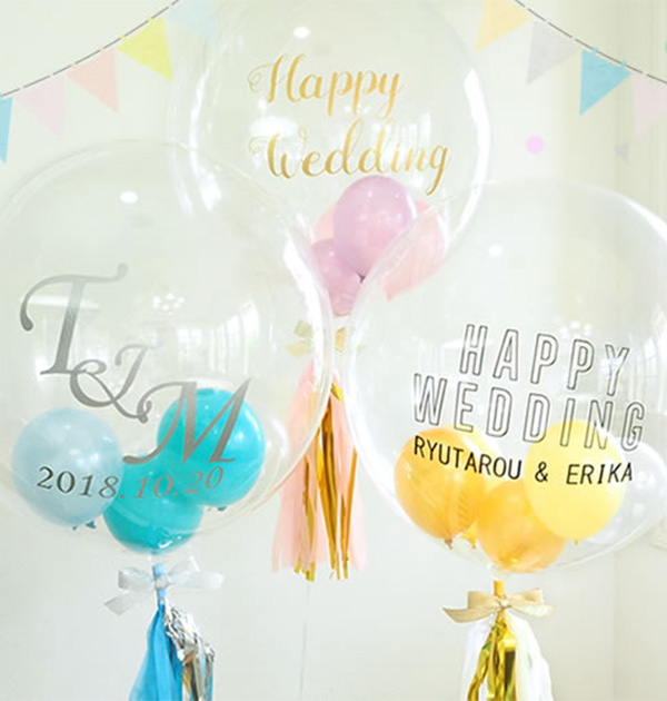 写真映え間違いなし！ 会場が一気に華やぐコンフェッティバルーン♡
