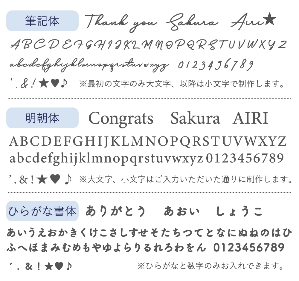 有償オプション イラスト+お名前