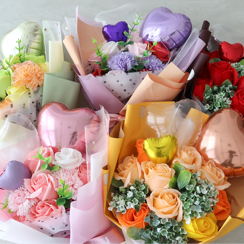 ソープフラワー ピッコロバルーンブーケ