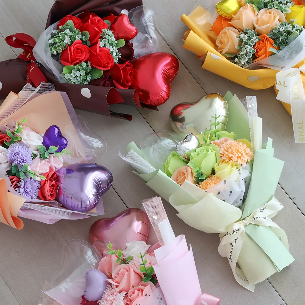 ソープフラワー ピッコロバルーンブーケ