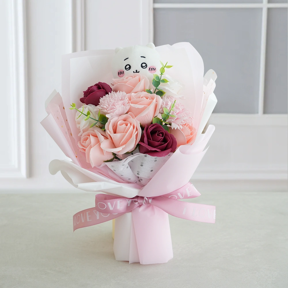 ディズニープリンセスタオルソープフラワーブーケ