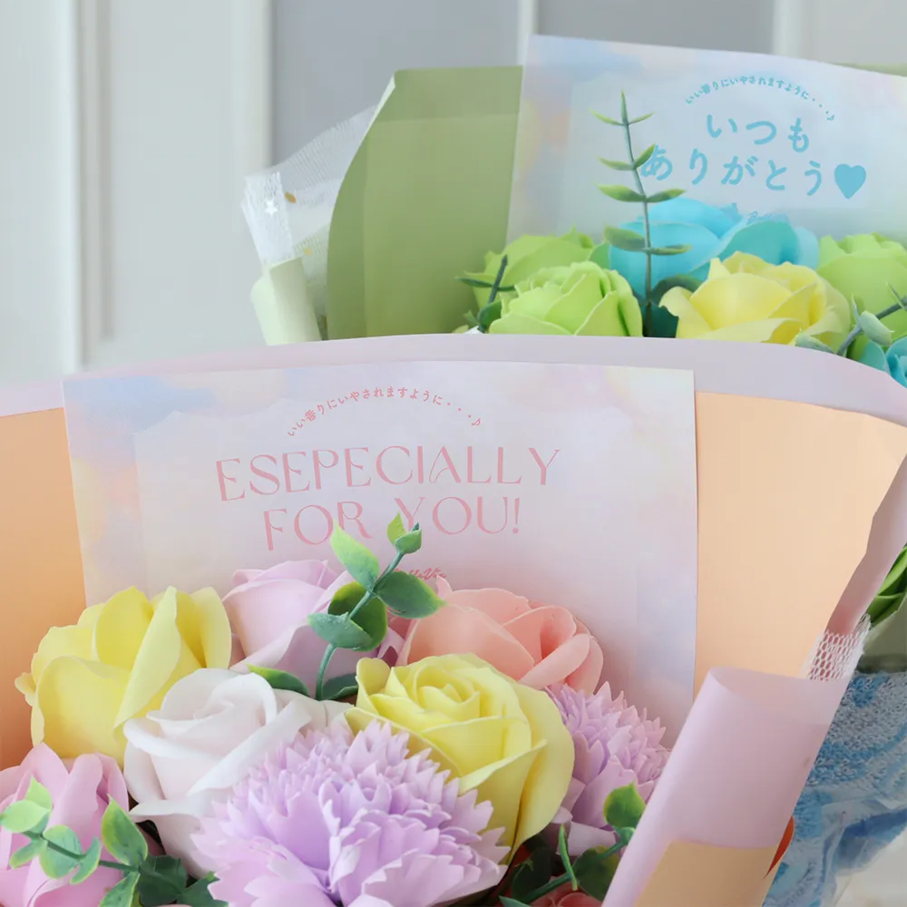 ちいかわタオル ソープフラワーブーケ