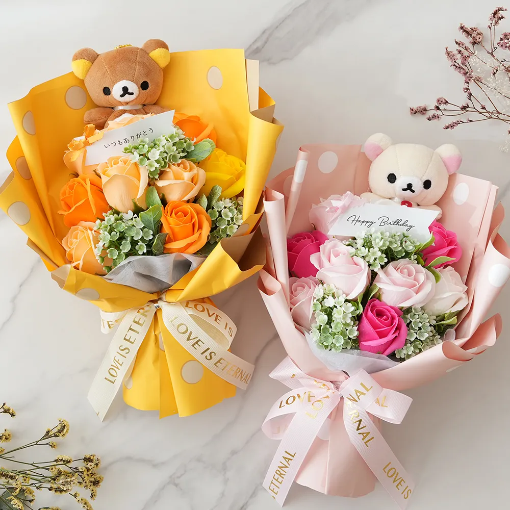 リラックマ ソープフラワーブーケ