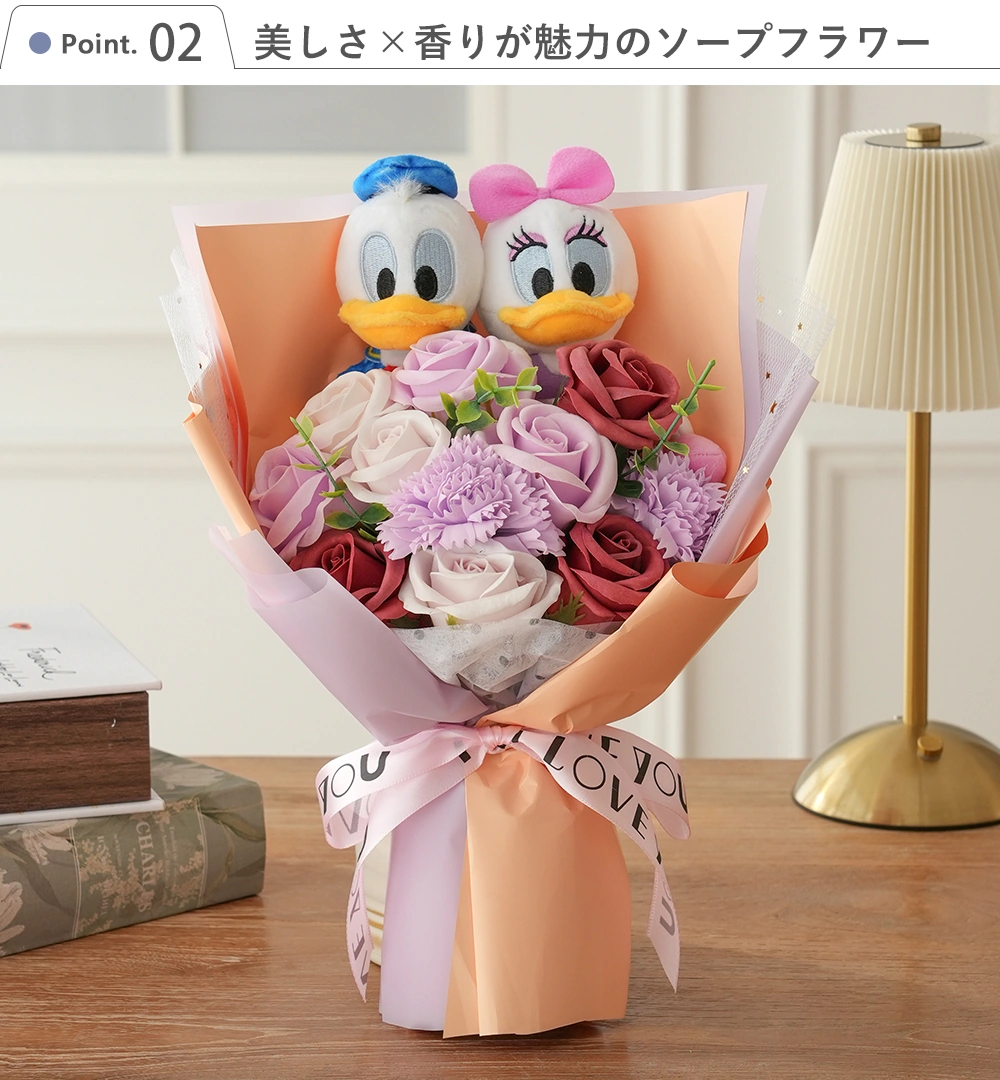 Point2 美しさ×香りが魅力のソープフラワー