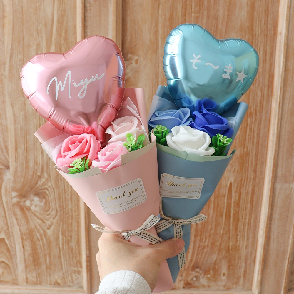 ソープフラワー フェアリーハートバルーンブーケ