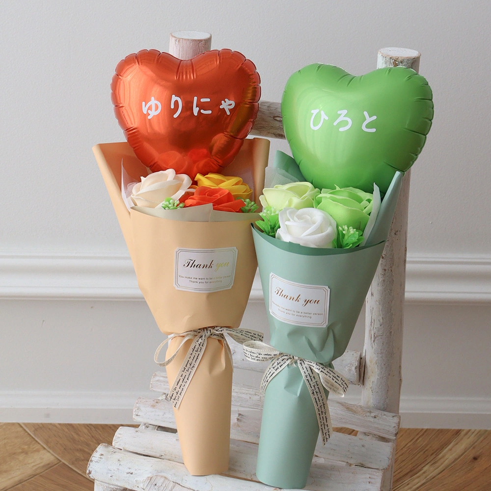 ソープフラワー フェアリーハートバルーンブーケ