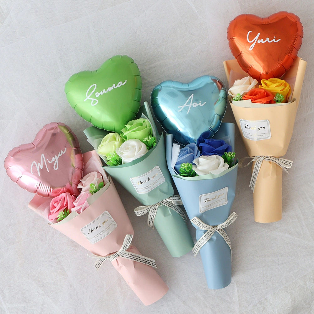 ソープフラワー フェアリーハートバルーンブーケ