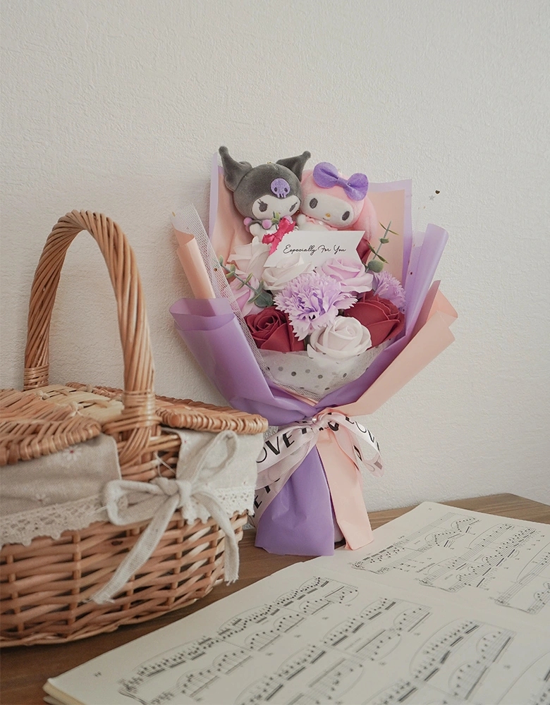 サンリオラブリーソープフラワーブーケ"