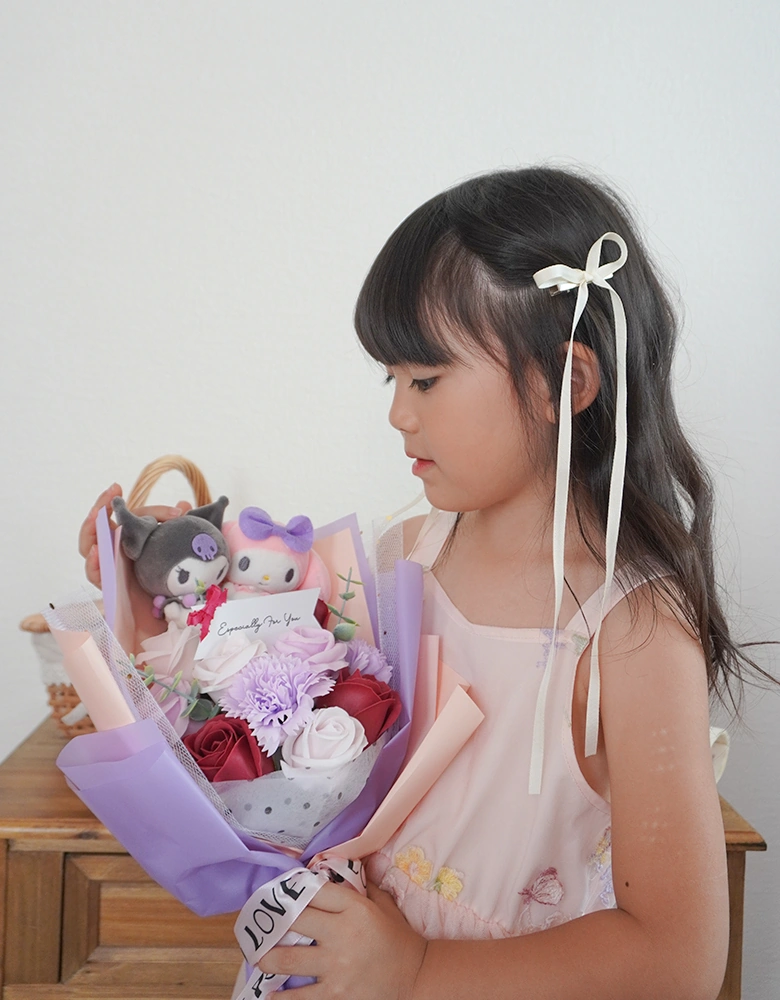 サンリオラブリーソープフラワーブーケ