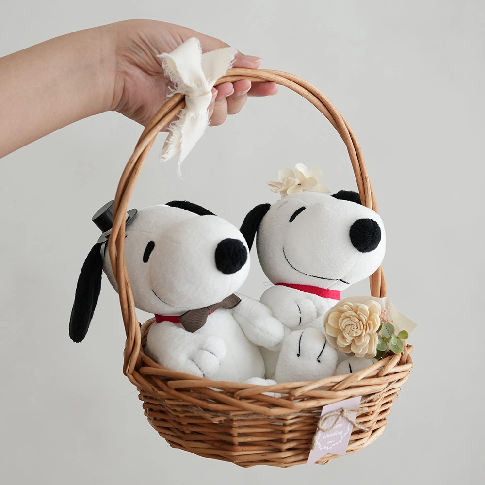 スヌーピーウェディングバスケット