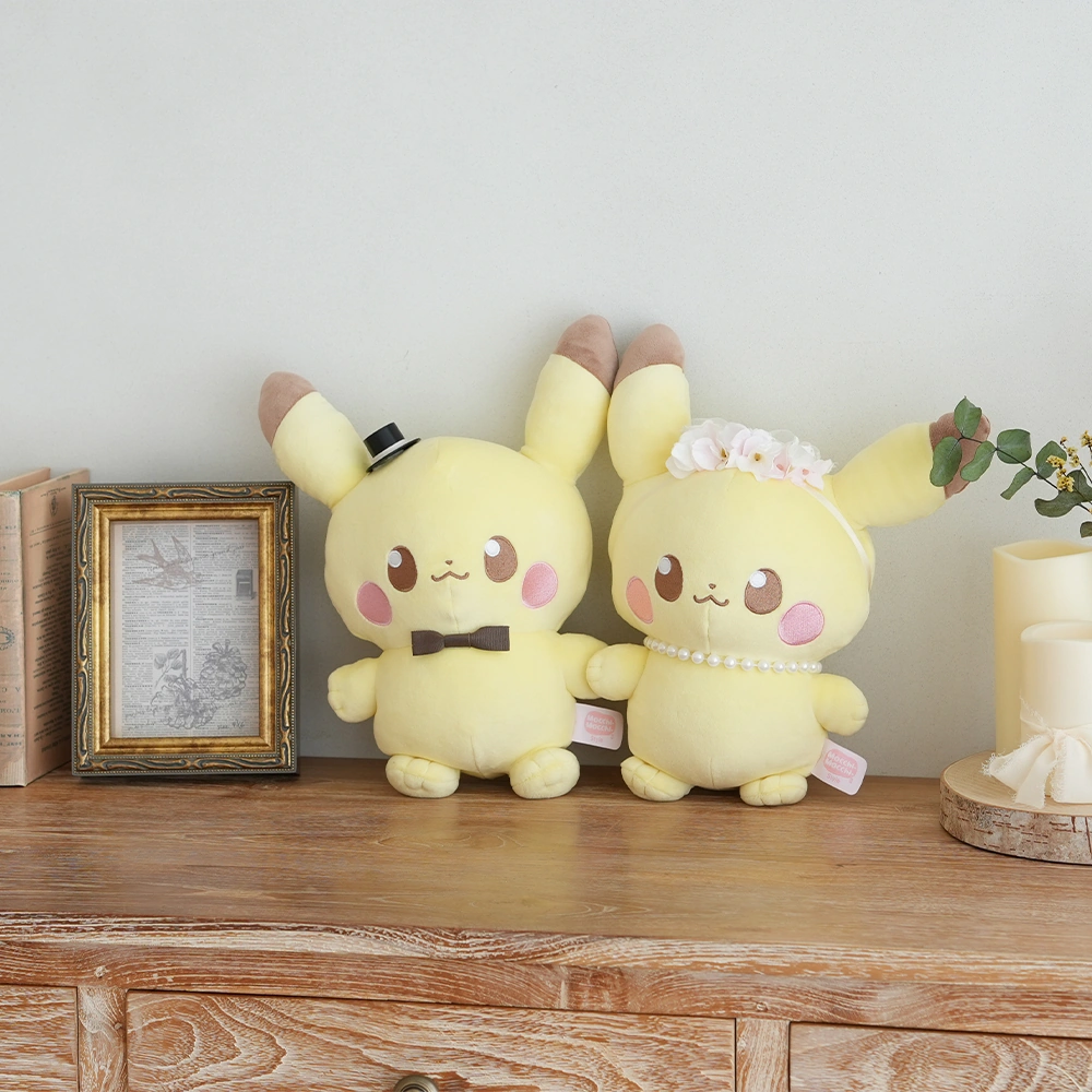 新品　ピカチュウ ウェディングドールセット ぬいぐるみ ピカチュウ メスのすがた Pokémon Garden Wedding
