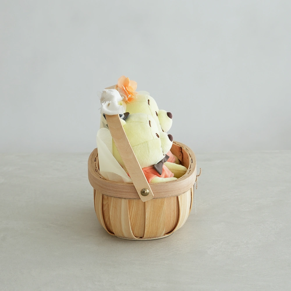 【結婚式 電報 ギフト】くまのプーさん Favorite Colors ウェディングドールバスケット