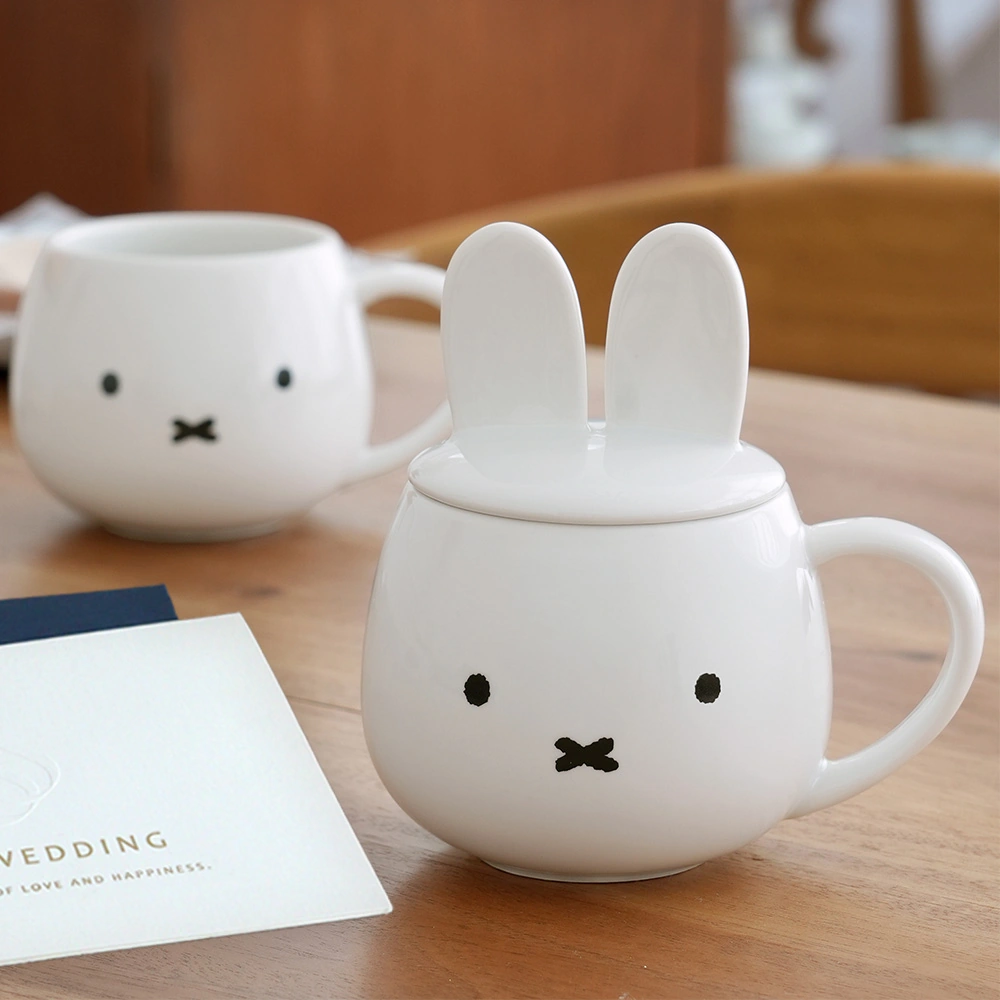 ミッフィー 耳つき蓋のマグカップ