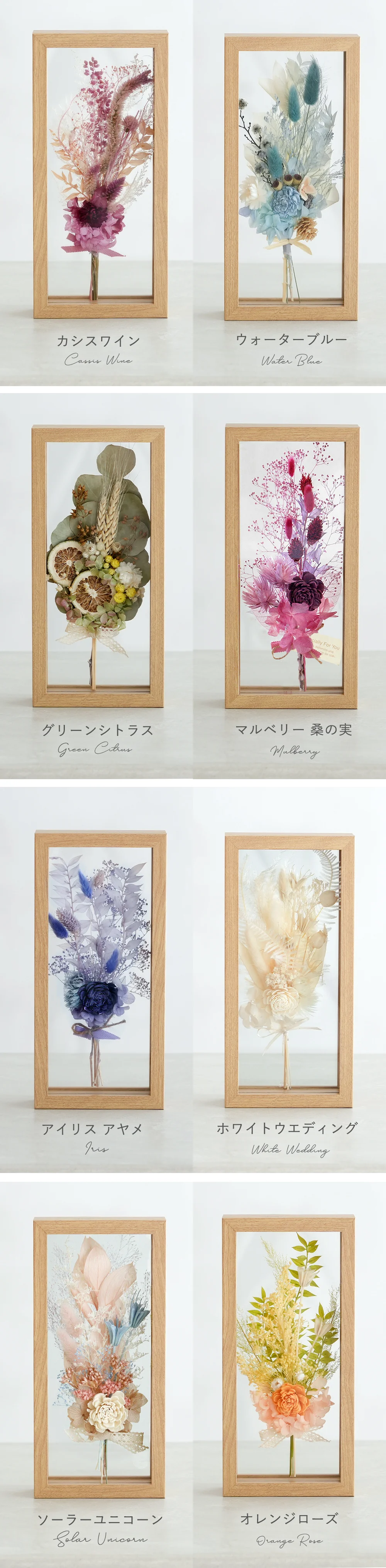 カラー全8種類
