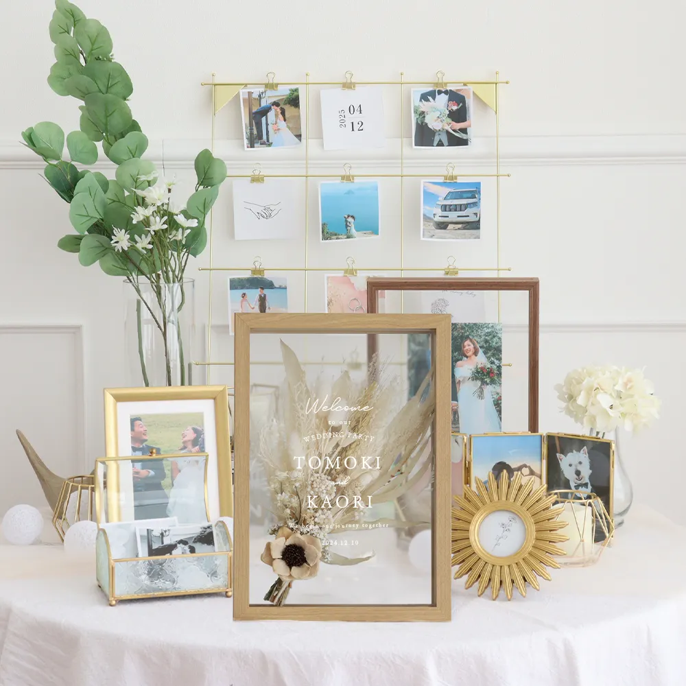 子育て感謝状 ドライフラワーフレーム メルシーブーケ 単品