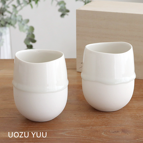 UOZU YUU 融点 ペアカップ White