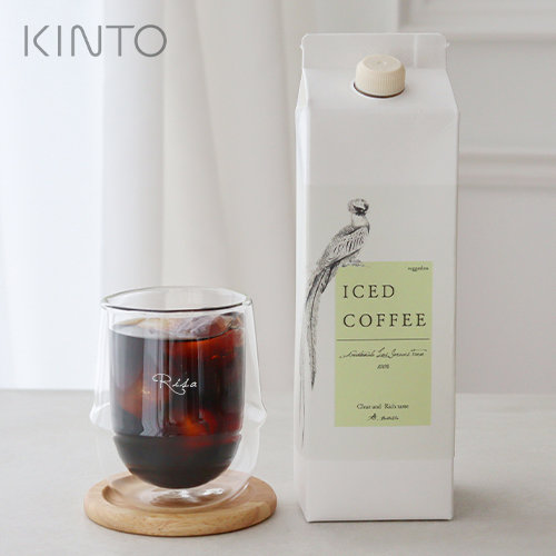 ベルビー アイスコーヒー1本+KRONOS ダブルウォールグラス コーヒーギフトセット